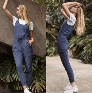 Athleta Unbound Stretch Jogger Jumpsuit With Cargo Pockets
